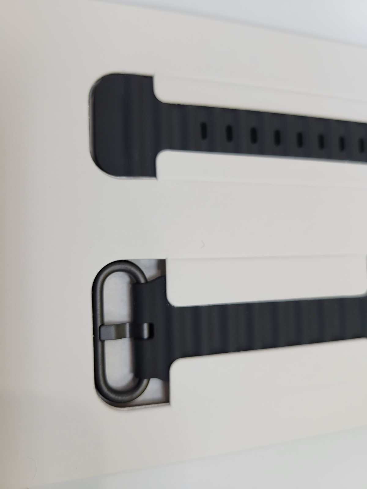 OEM Apple Watch Ultra 2 - 49mm Black Ocean Band Titanium Finsh - New