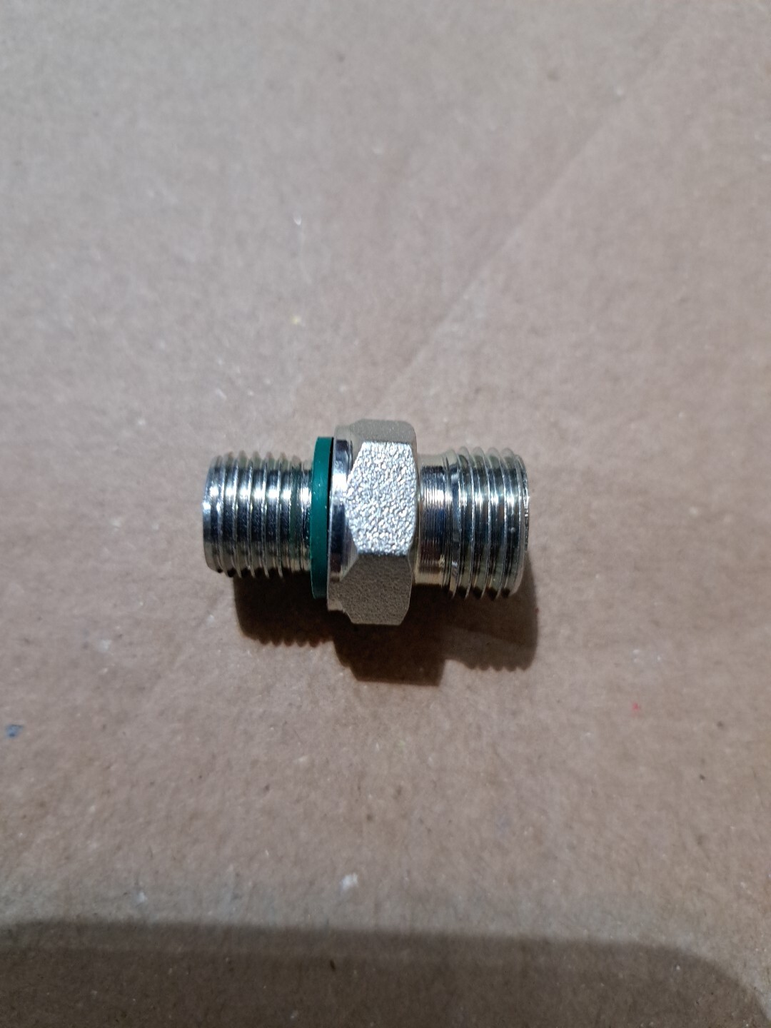 Chinese Mini Excavator Hydraulic Fitting Din Union M16 To 1/4" Connector