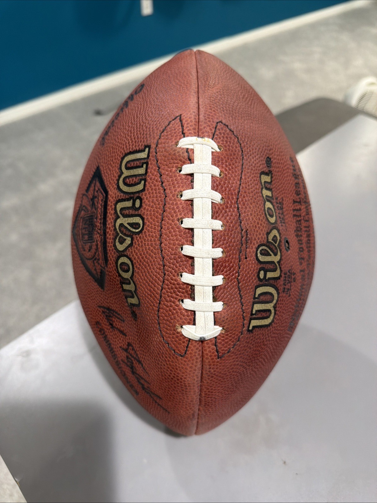 Mark Brunell GAME USED & Autographed NFL  Football 1994 75th Anniv 1st Career TD