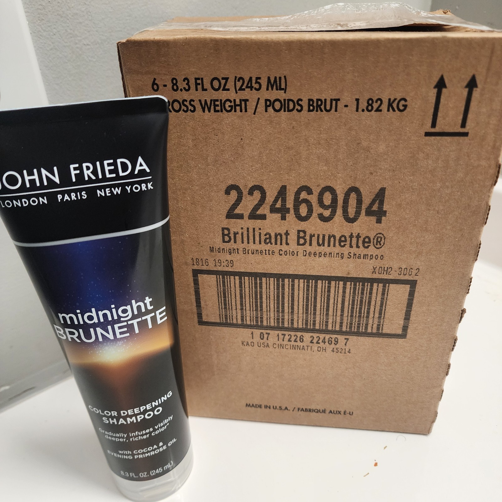 6 John Frieda Midnight Brunette Color Deepening Shampoo - 8.3 fl.oz