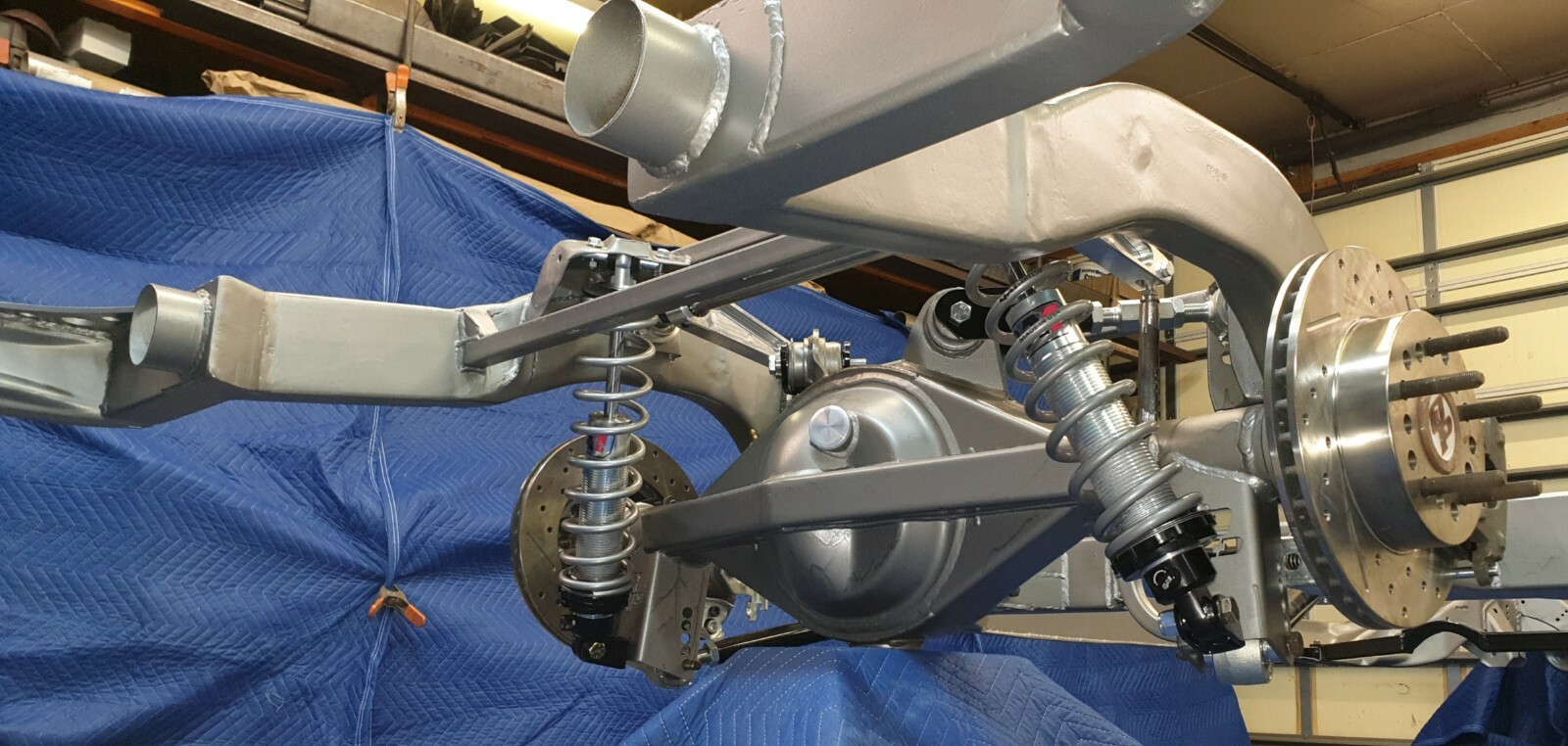 El Camino G-Body Pro Street Drag Tubbed BackHalf 4-Link Chassis Frame Race Ford9