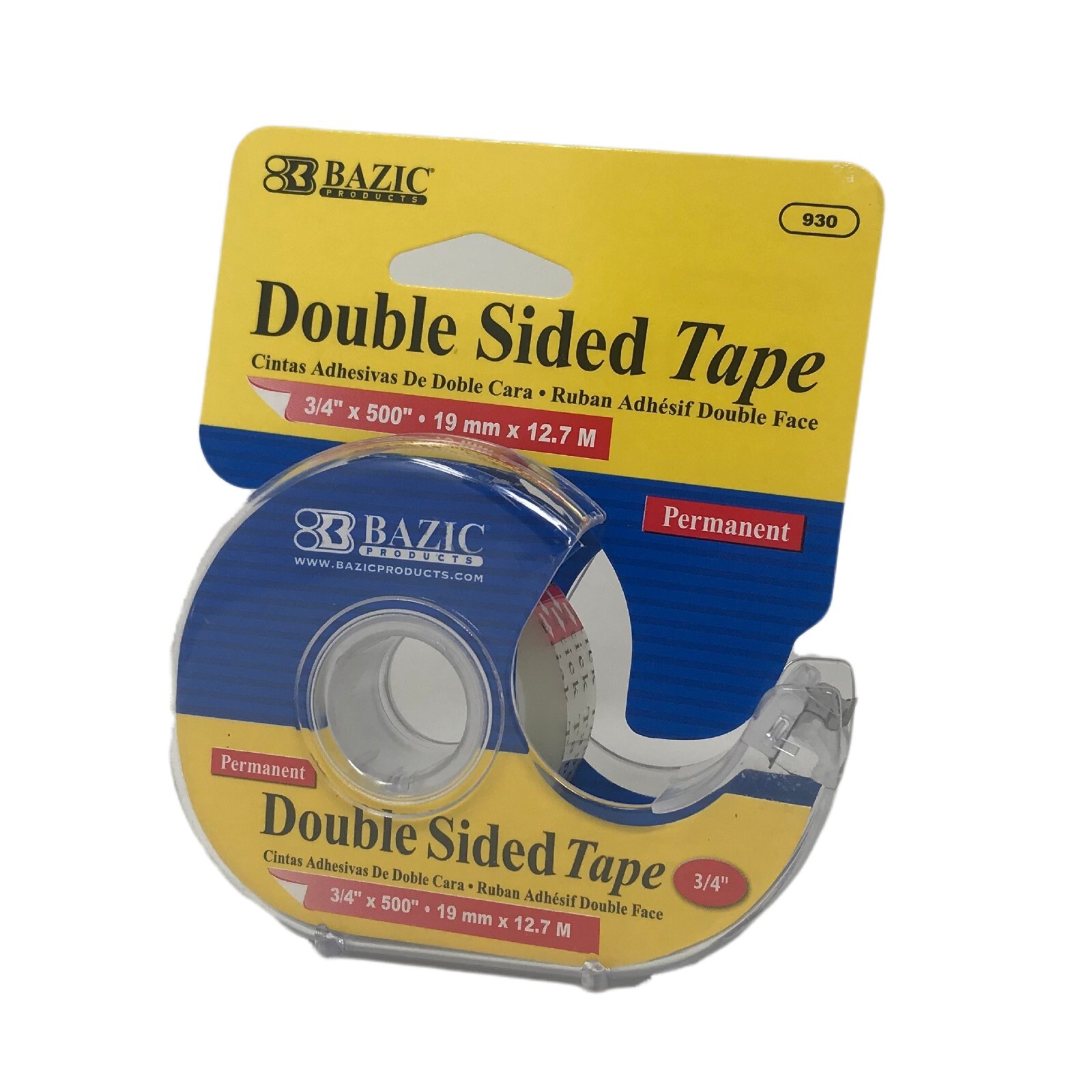 Transparent Tape Double Sided Adhesive Invisible Permanent Tape 83ft Double Face