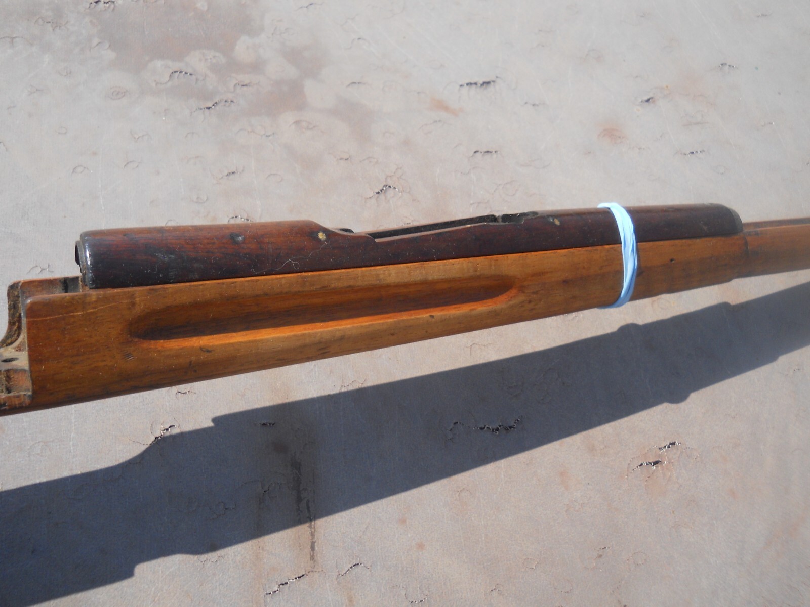 Norwegian Krag jorgensen model 1894 nice wood stock with handguard