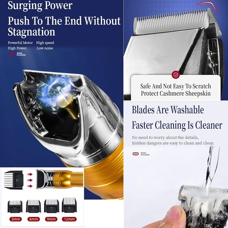 Dog Clippers for Grooming, 110V Professional Electric Sheep Shears Pet Grooming