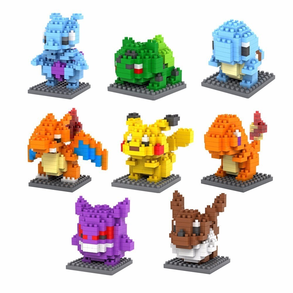 Bandai Kawada: Pokemon Series Nanoblock *Listing Has Multiple Pokemon Choices*