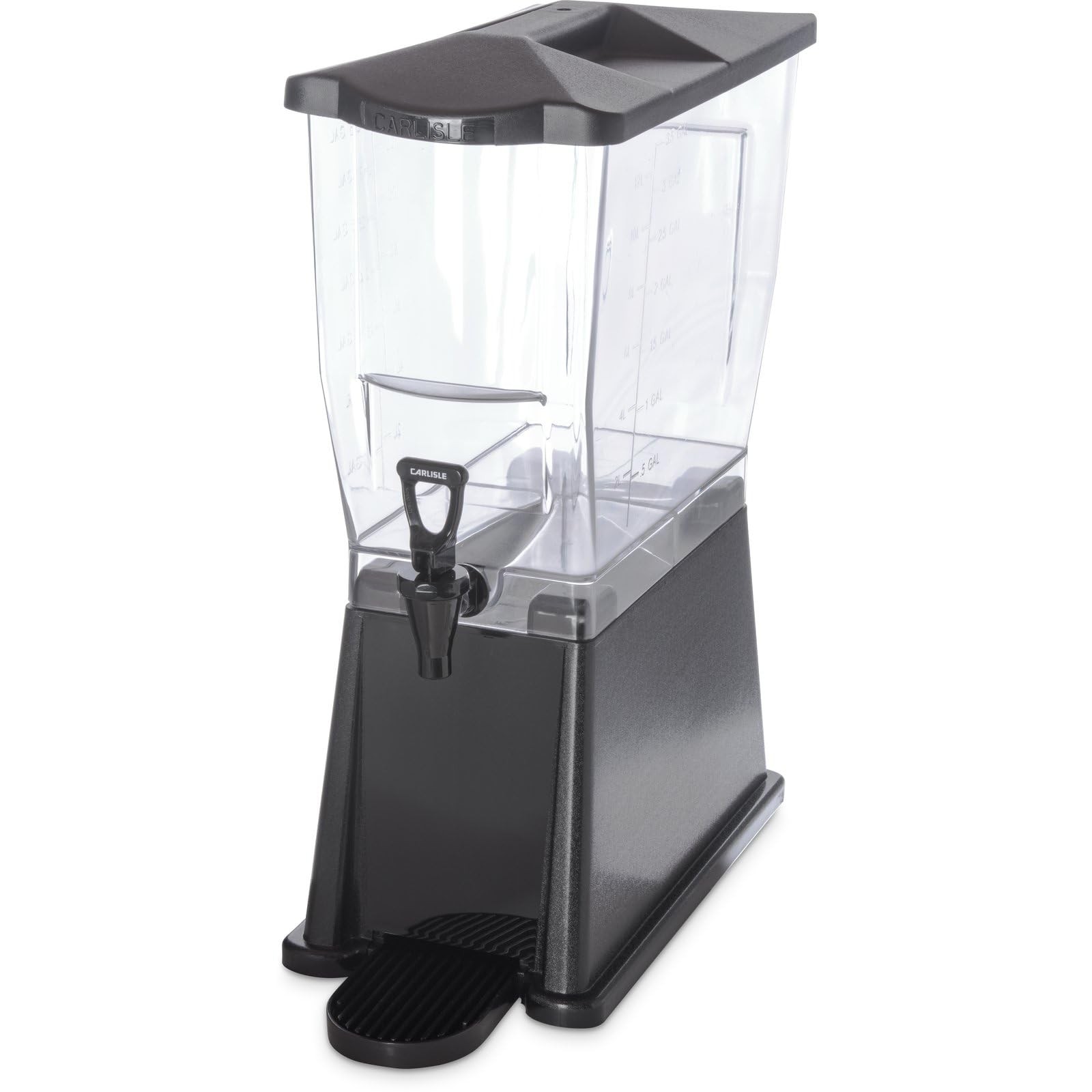 Drink Dispenser Single Polycarbonate Black 3 Gal 3.5 Gal Premium Simple Base