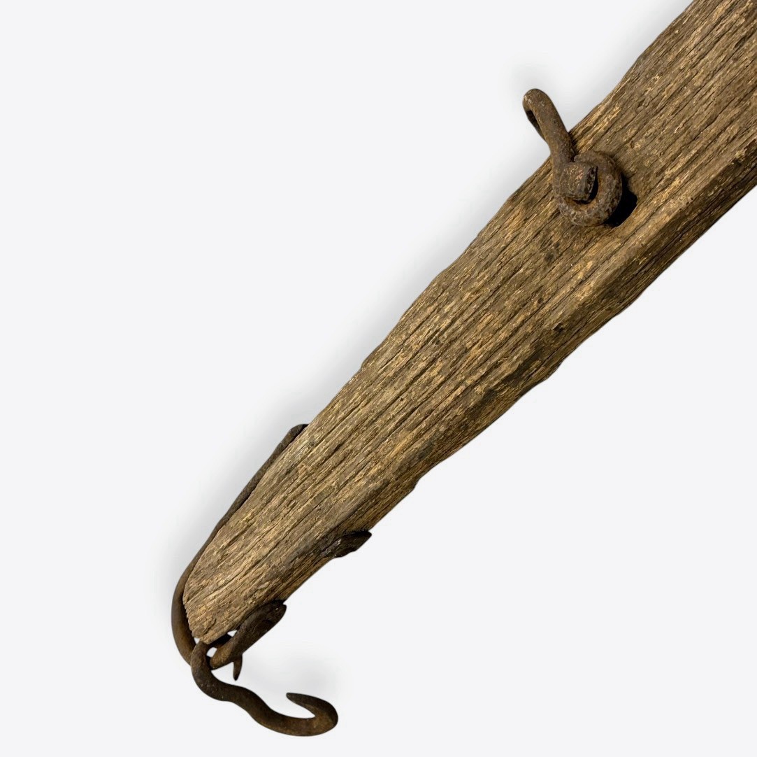 Rare Antique Singletree Whiffletree Horse Ox Harness 29” Primitive Farm Tool