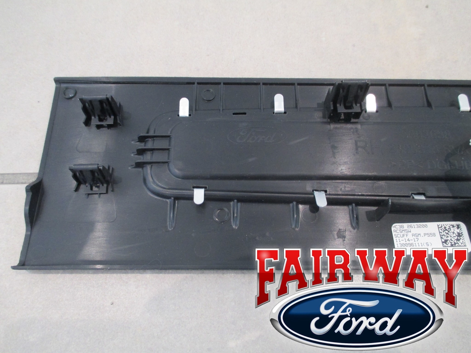 17 thru 22 Super Duty Illuminated PLATINUM Door Sill Plate Set CREW CAB ONLY