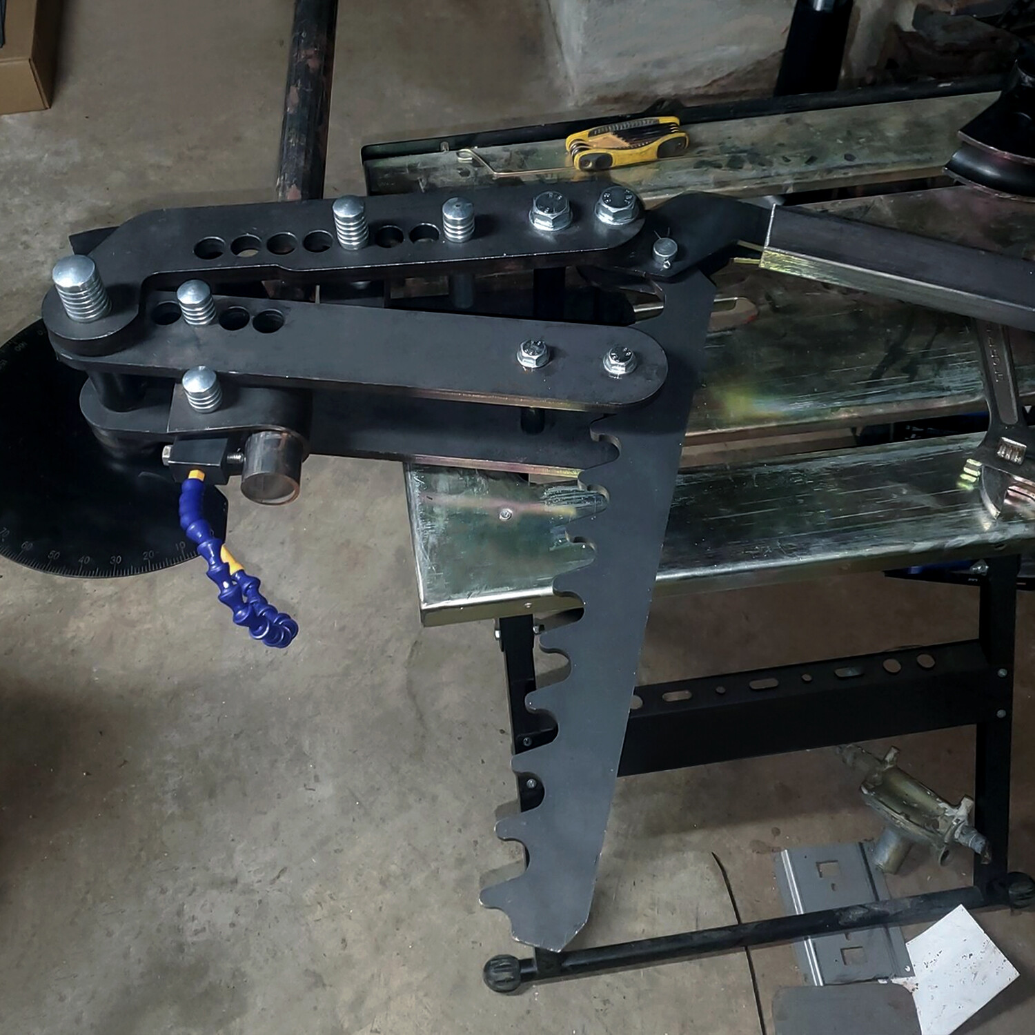 Steel Black Oxide Coating Manual Pipe and Tube Bender Ratcheting style