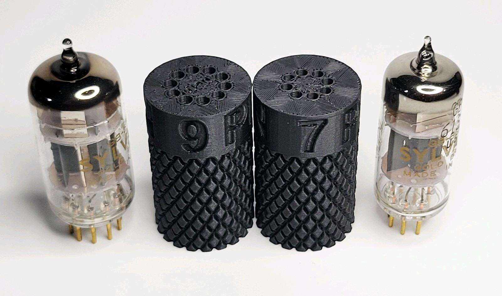 Vacuum Tube Pin Straighteners 7 Pin 9 Pin & Octal Display Stand Holder for 9 Pin