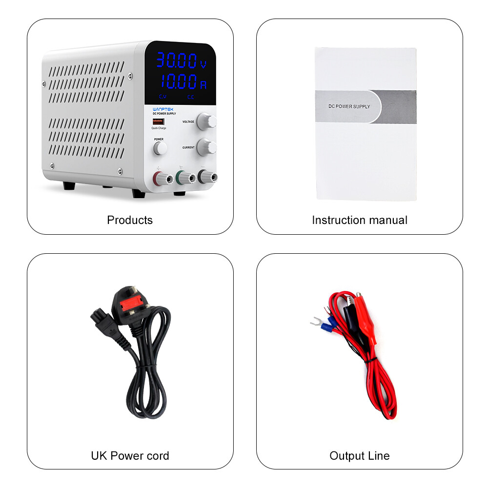 0~30V 60V 120V 160V 0~2A 3A 5A 10A Lab Adjustable DC Power Supply Bench switch