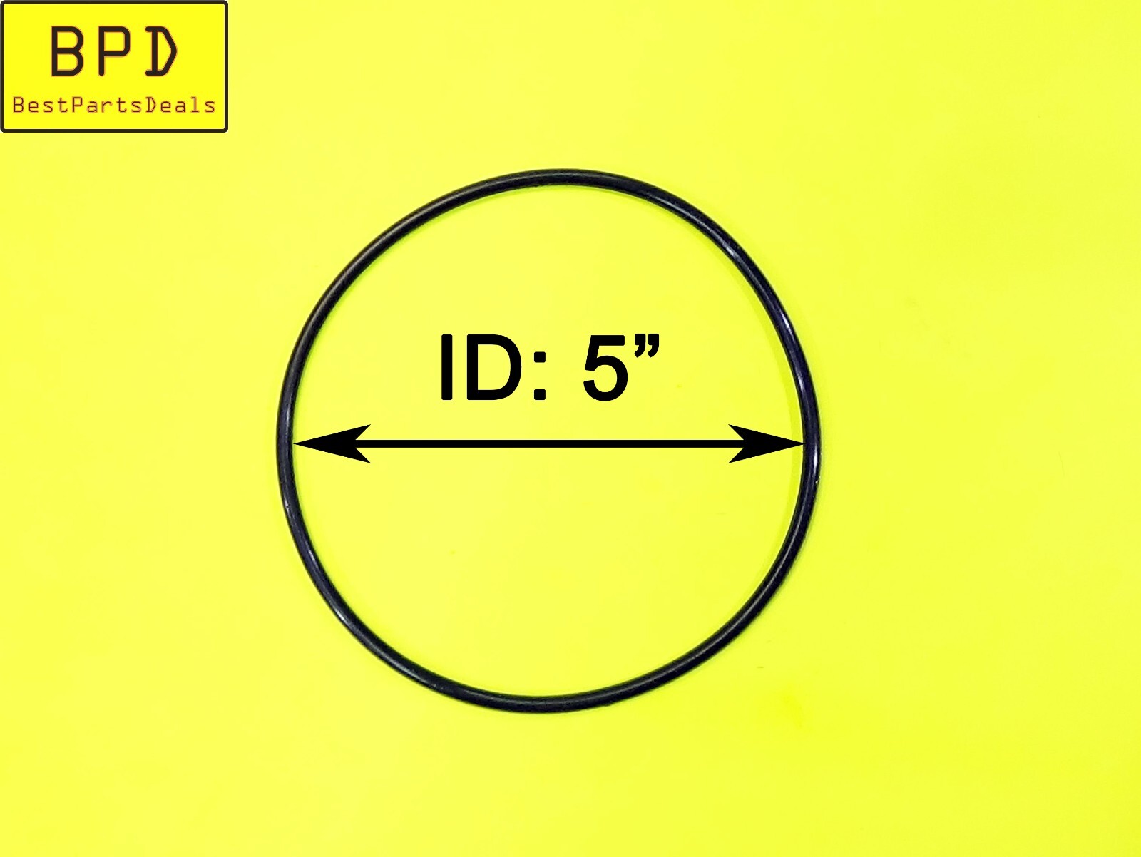O-Ring ID: 5" x CS: 5/32" 70 Durometer