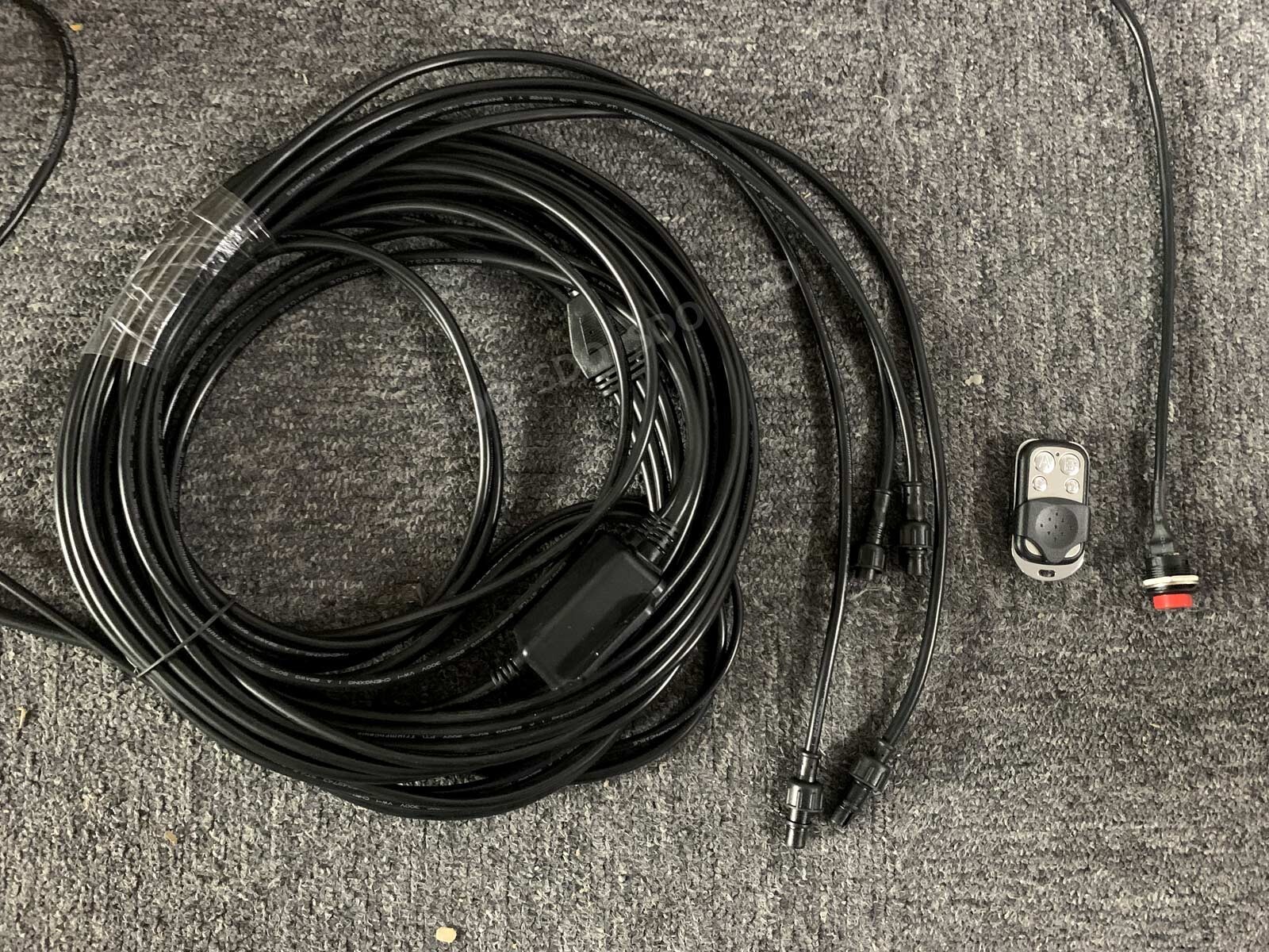 17.5'' Double Row White LED Wheel Lights For Truck Strobe Change Tire Rim Lights