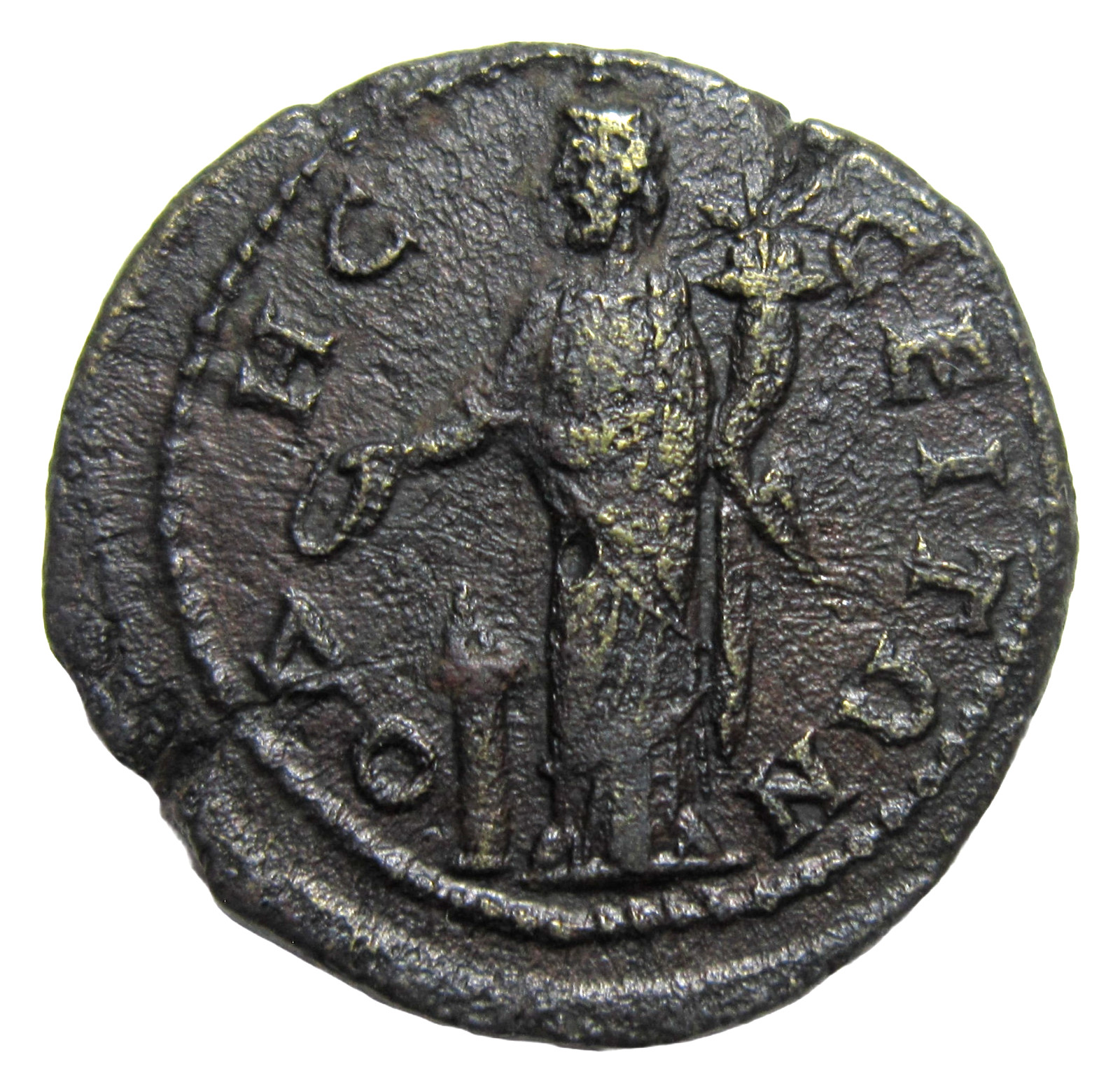 THRACE, ODESSOS. AE 26. ELAGABALUS, 218-222 AD. SERAPIS REVERSE.
