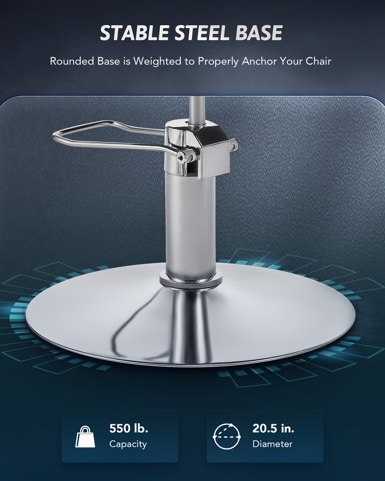 Artist hand Barber Chair Recline Hydraulic Salon Spa Beauty Equipment heavy Duty