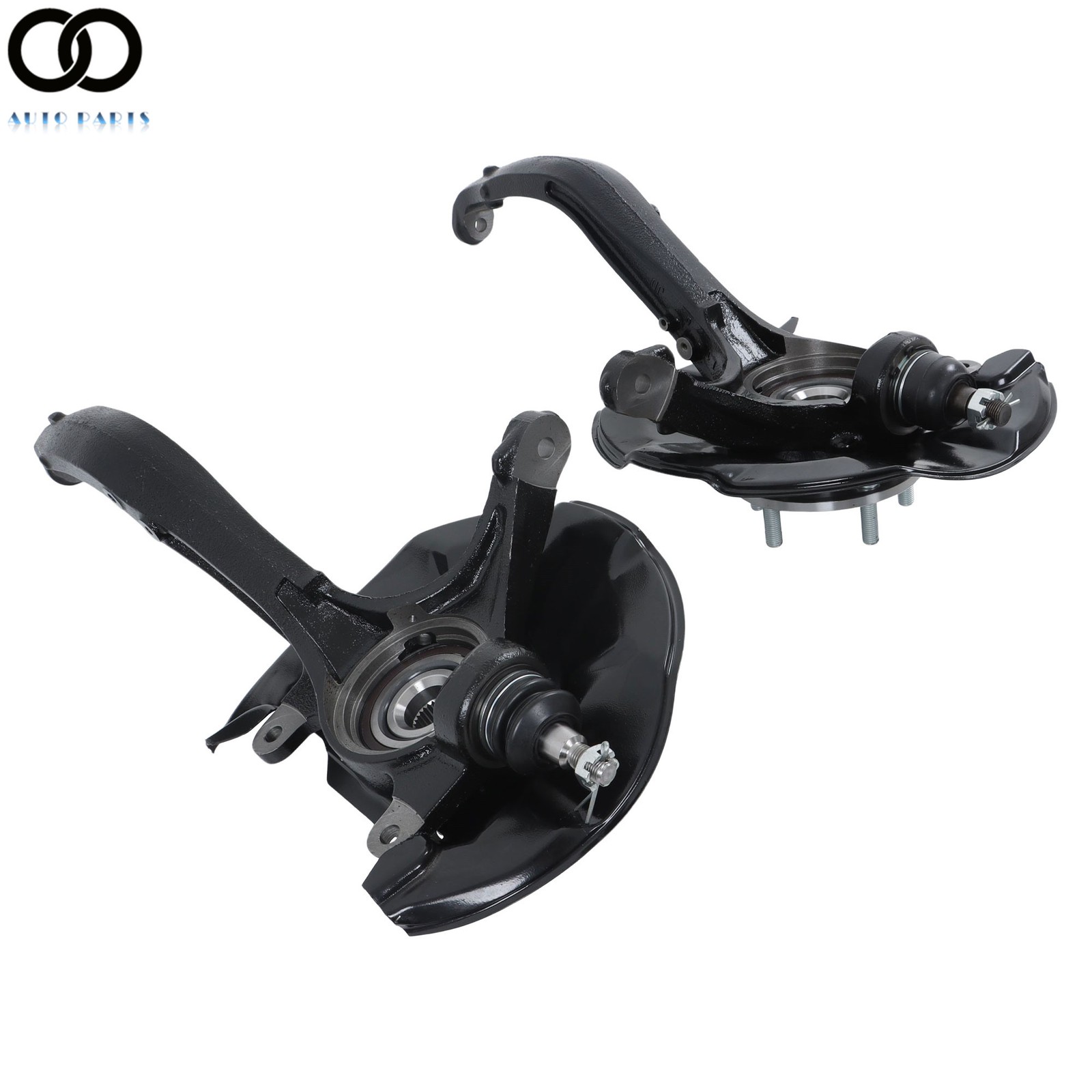 For Honda Accord 2.4L Pair Front Steering Knuckle & Wheel Bearing Hub Assembly