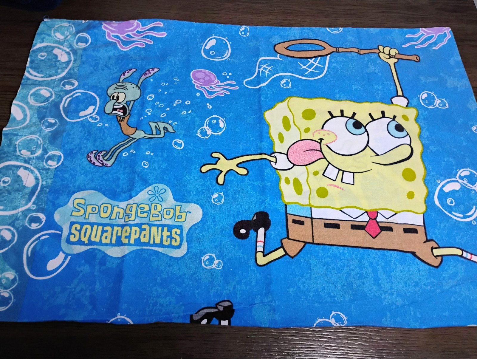 SpongeBob SquarePants Twin Fitted Sheet & Standard size Pillowcase Vintage Y2K