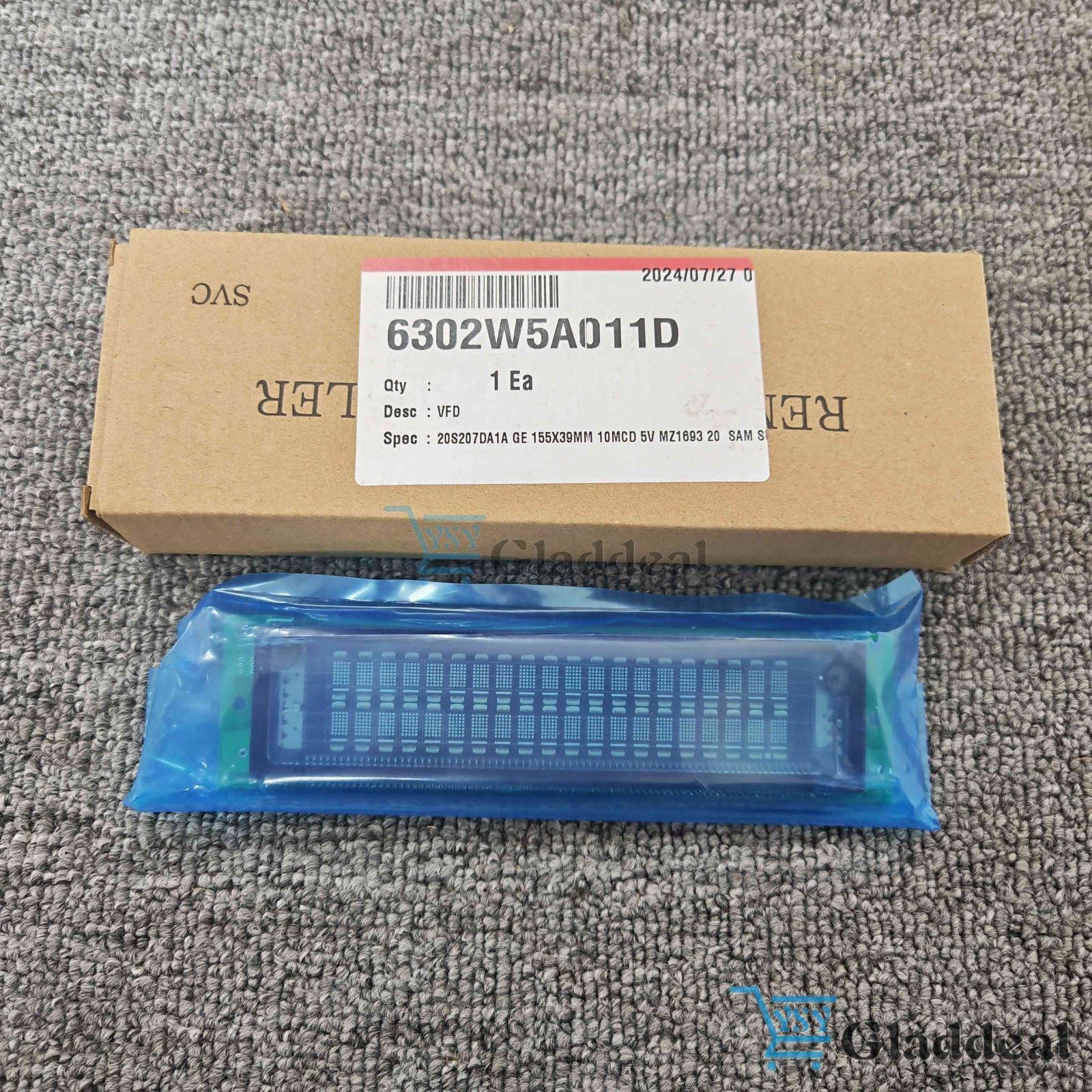 New LCD Display Screen For SSOT 20S207DA1 VFD