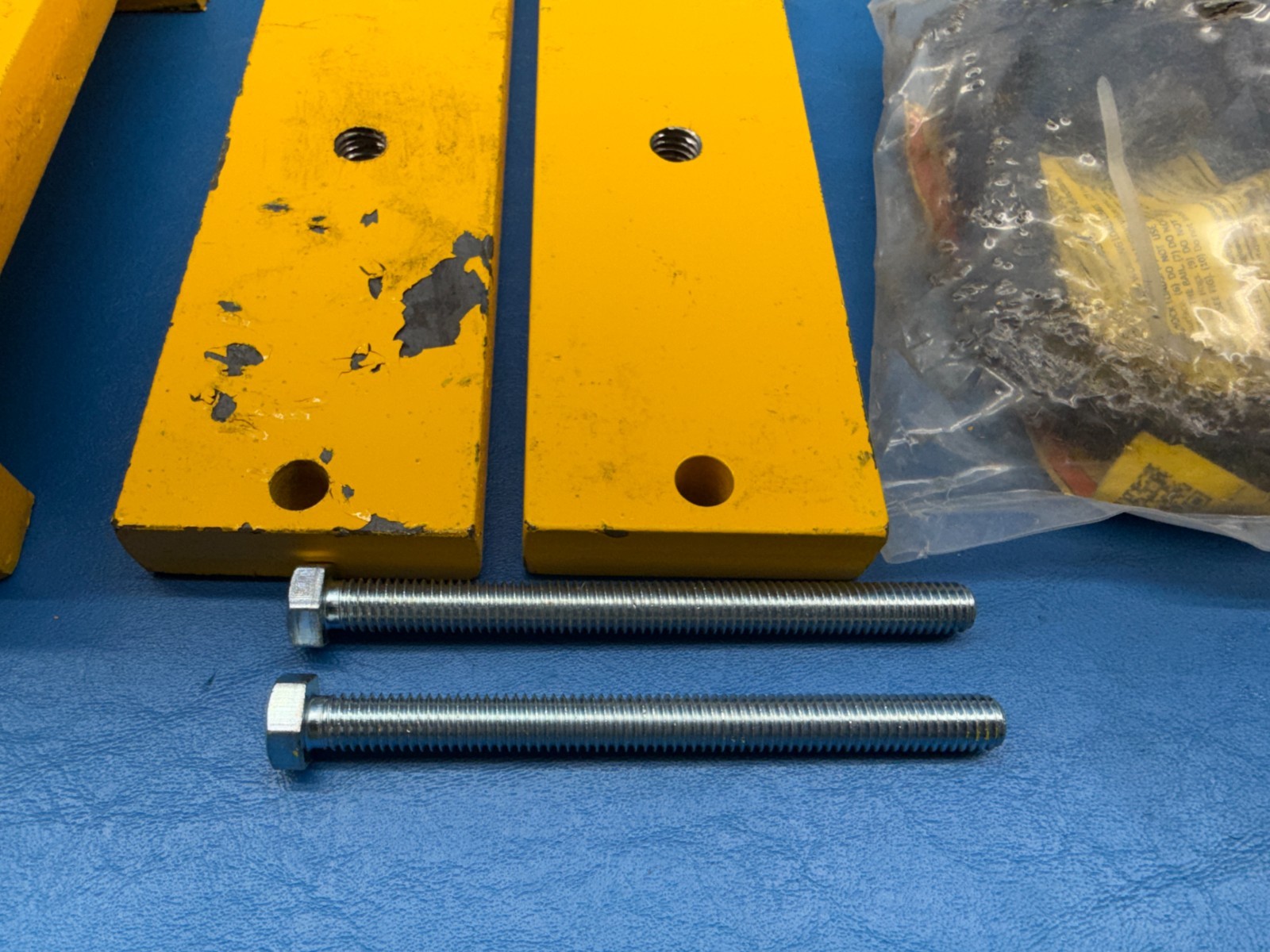 Vestil FTDC-6-4400 4,400lbs Capacity Forklift Yellow Tie-Down Clamps