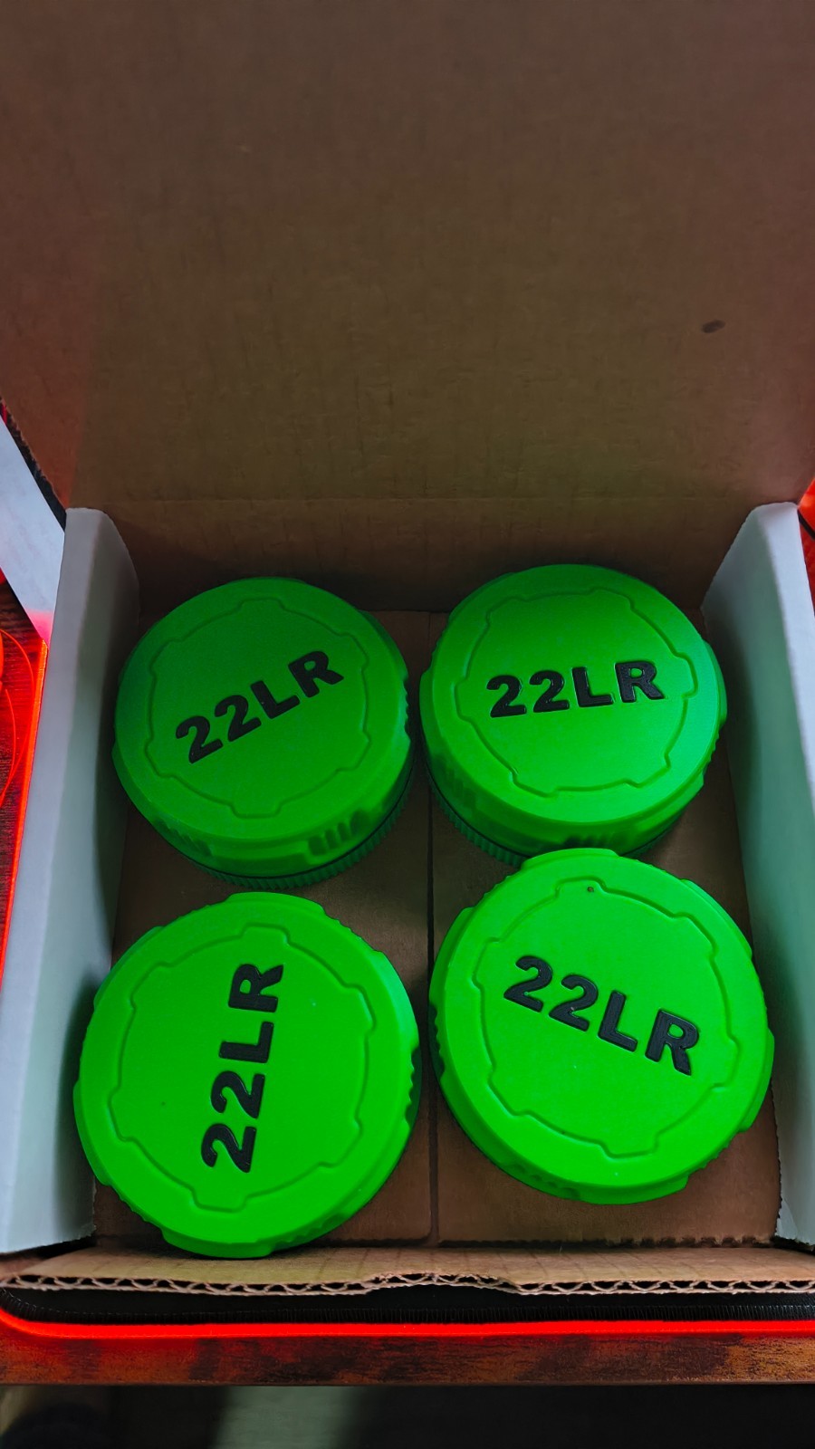 Premium 4‑Pack .22LR Ammo Storage Cases – Custom Colors – Free Shipping