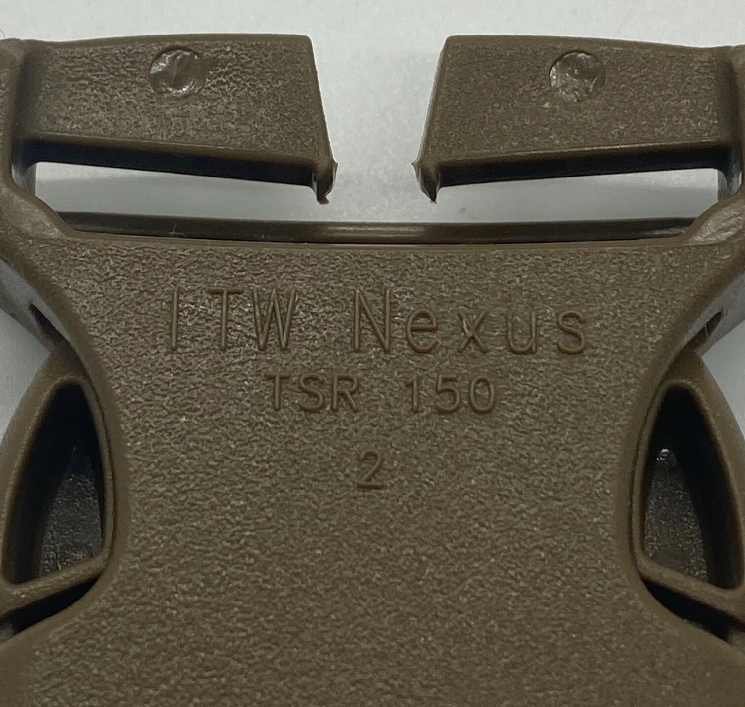 ITW Nexus 1.5 inch Side Release Buckle TSR 150 Split Bar X 2 Coyote Brown