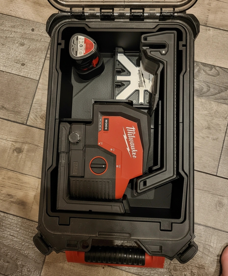 Milwaukee PACKOUT Insert – M12 Laser Holder (Insert Only)