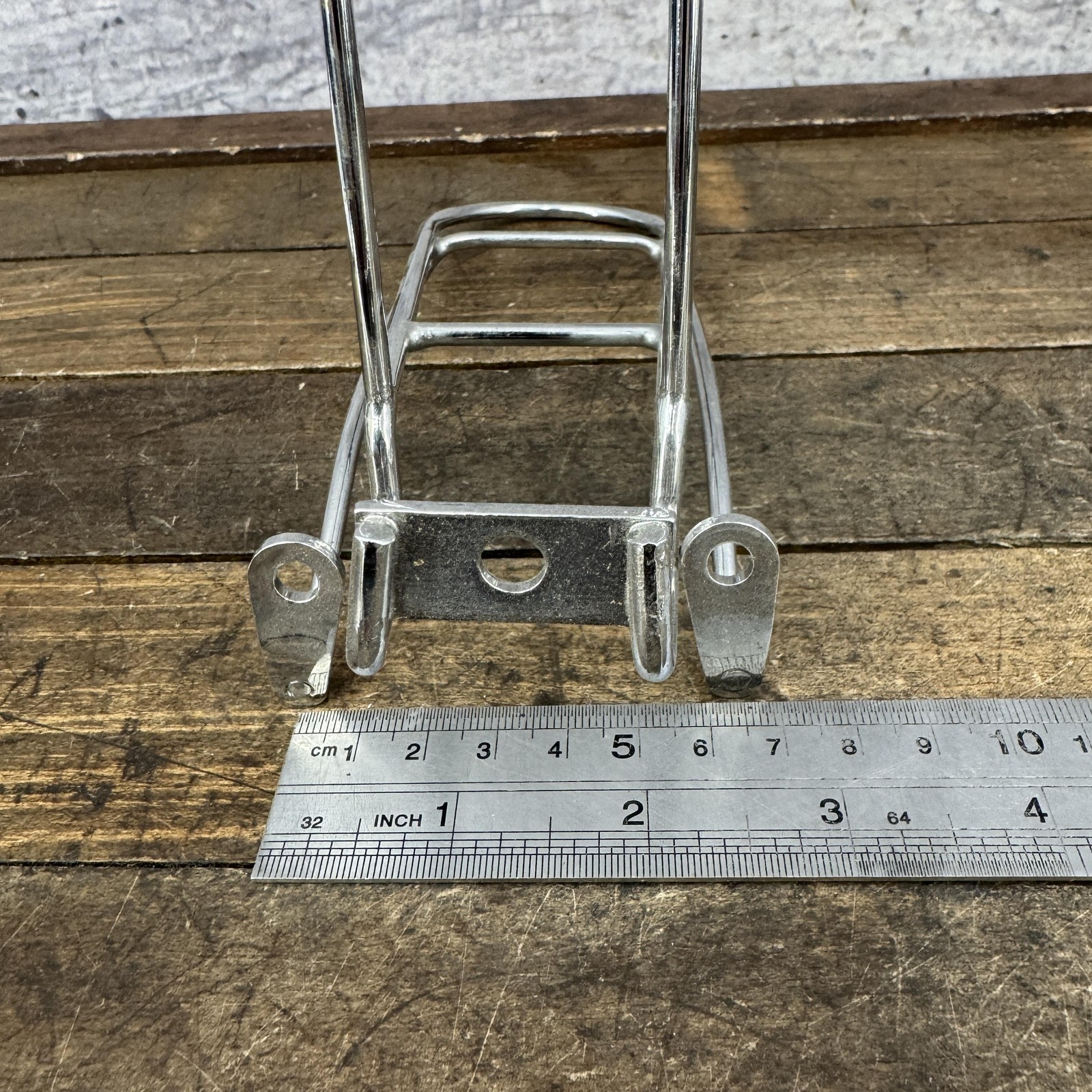 Vintage TA Front Rack NOS Brake Post Mount Carrier Steel France Porteur Chrome