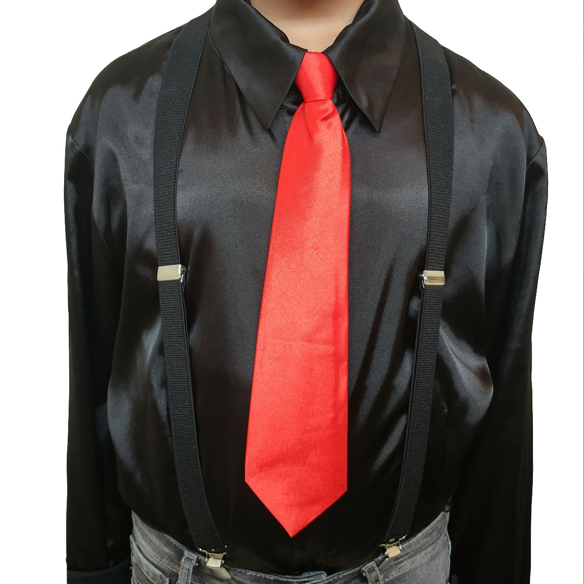CHILDREN'S SUSPENDERS and TIE Sets - KIDS SUSPENDER NECKTIE Costume COMBO