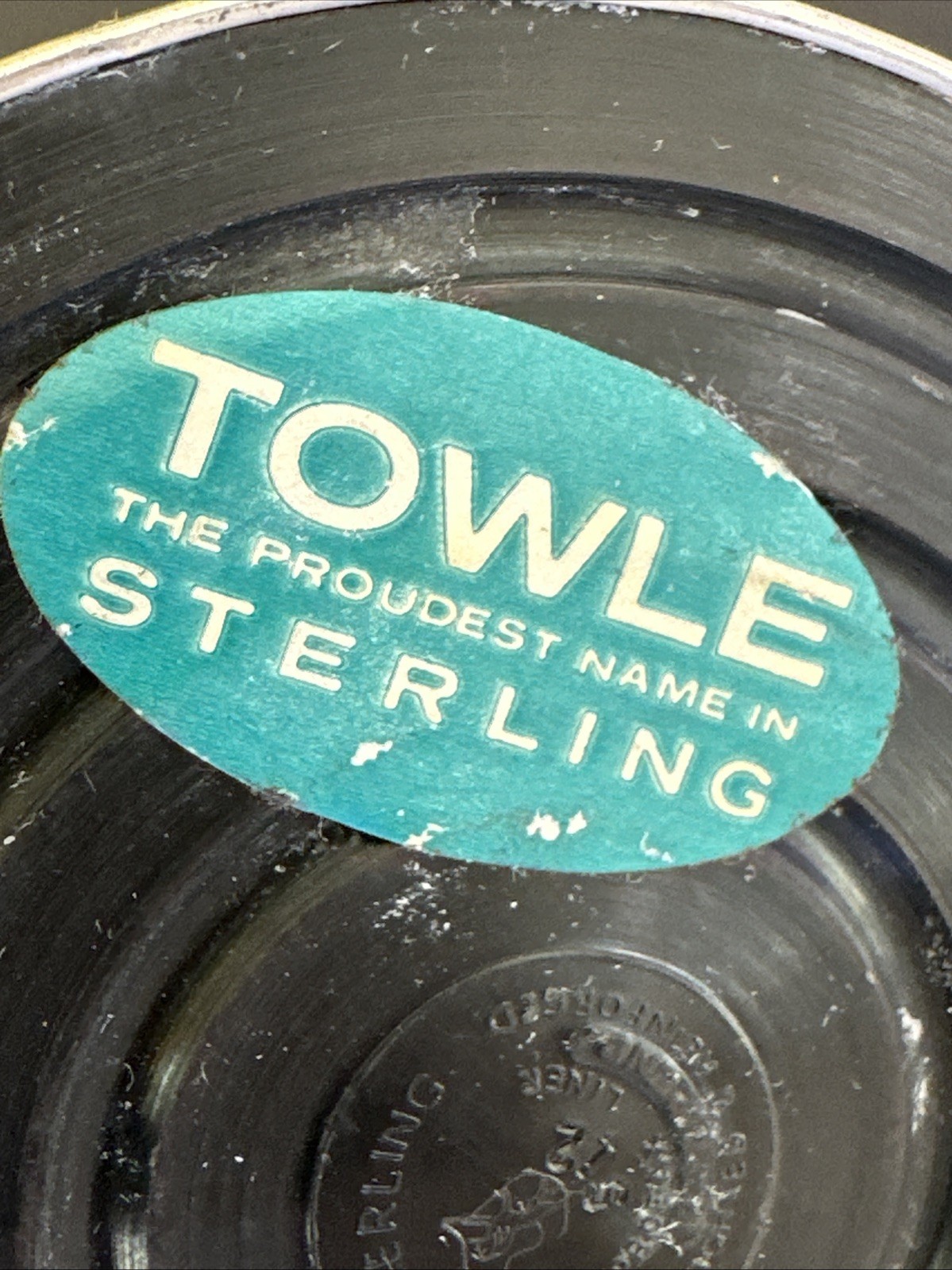 Pair Towel weighted Sterling Silver Candlesticks Candleholders Classic