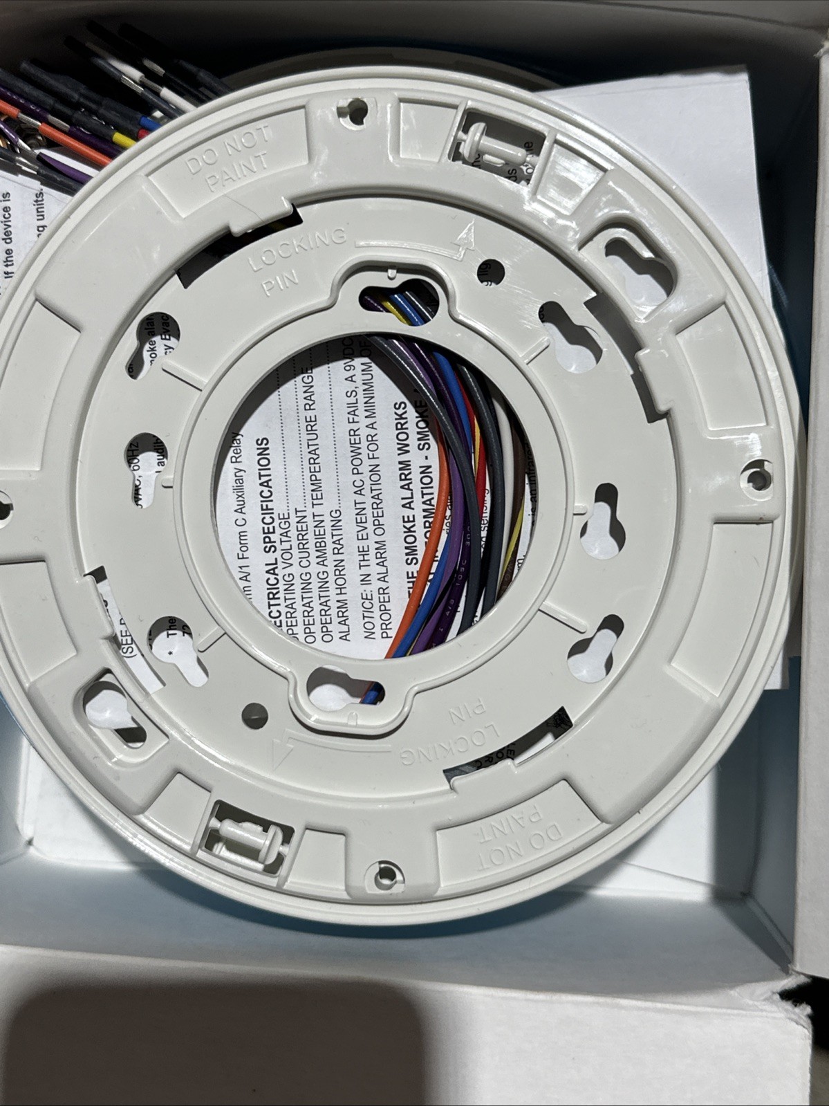 🔴NEW🔴Gentex S1209F Photoelectric Smoke Alarm w/ Battery Backup‼️