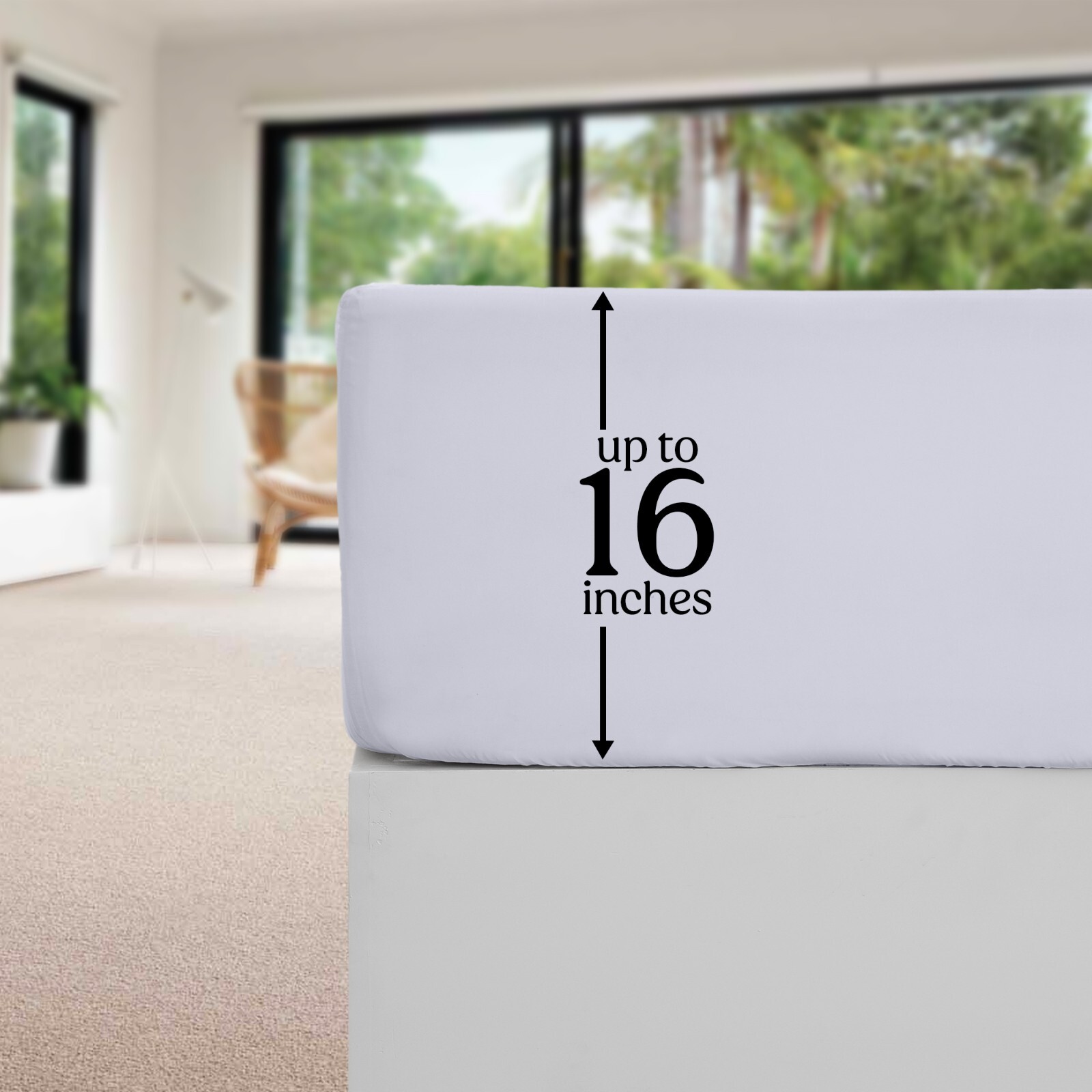 Fitted Sheet Deep Pocket Easy Care Breathable Microfiber Elastic Bedding Sheets