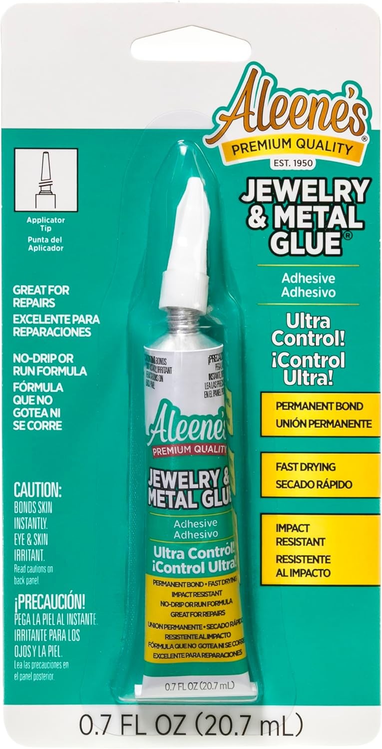 21709 Jewellery & Metal Glue for Stones Pearls Silver Bracelets Gems (.7 ounce)