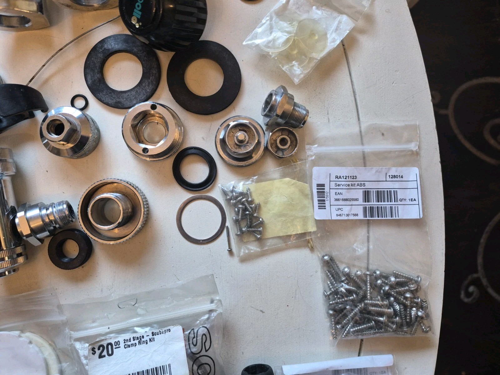 Huge Lot of Scuba Diving Equipment - Mares, Oceanic, Atomic, Apollo & More! Read