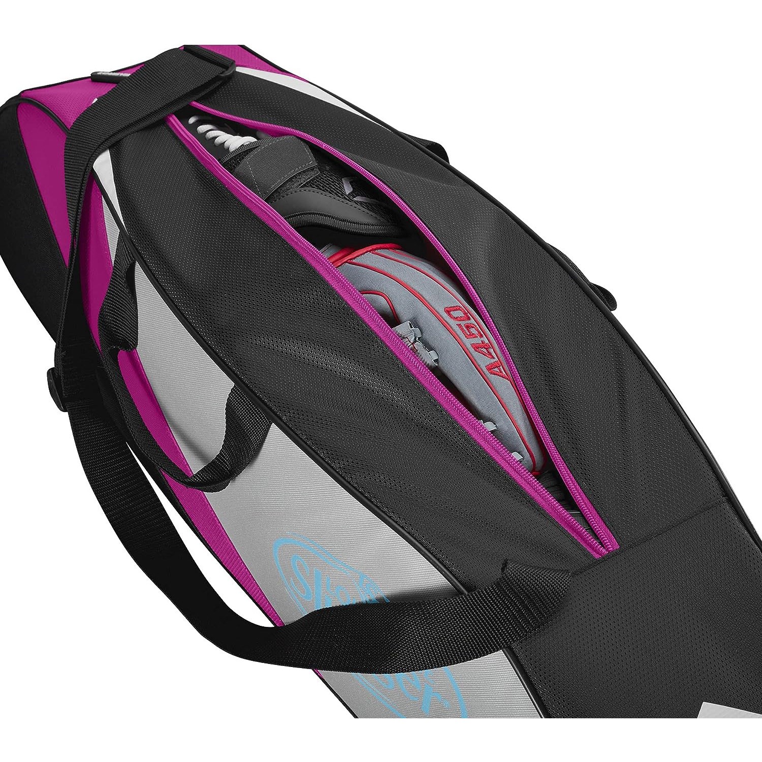 Louisville Slugger Genuine Baseball/Softball Player's Tote Bag - Black/Pink