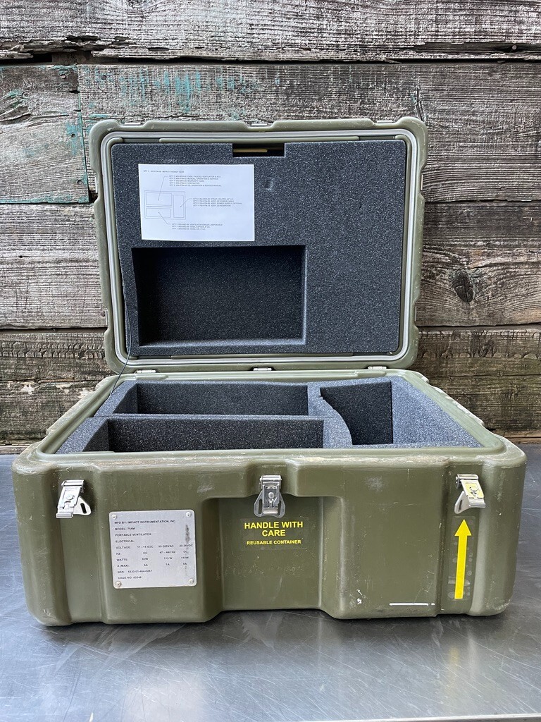 25x19x15 Exterior, Pelican Hardigg Weather Tight Transport Case Military Medical