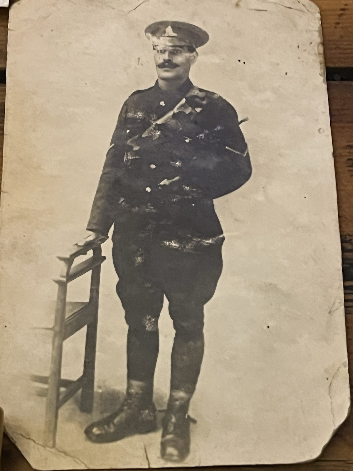 Original Rare WW1 Collection Photographs Trench Art Lighter Kitchener Matchbox