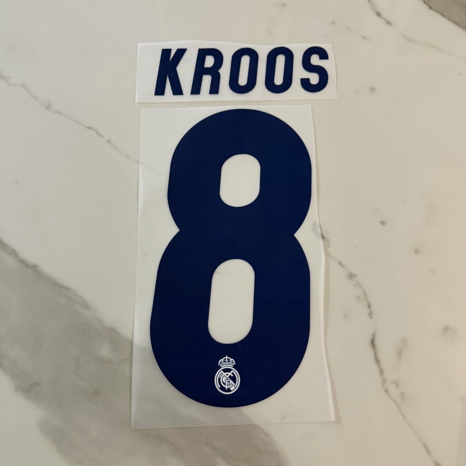 2016-17 KROOS 8 Home Real Madrid Nameset Name Number Dorsal