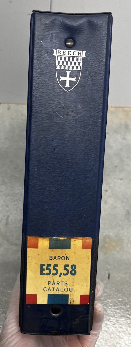 Beechcraft E55, 58 Baron Parts Catalog 58-590000-5 Original