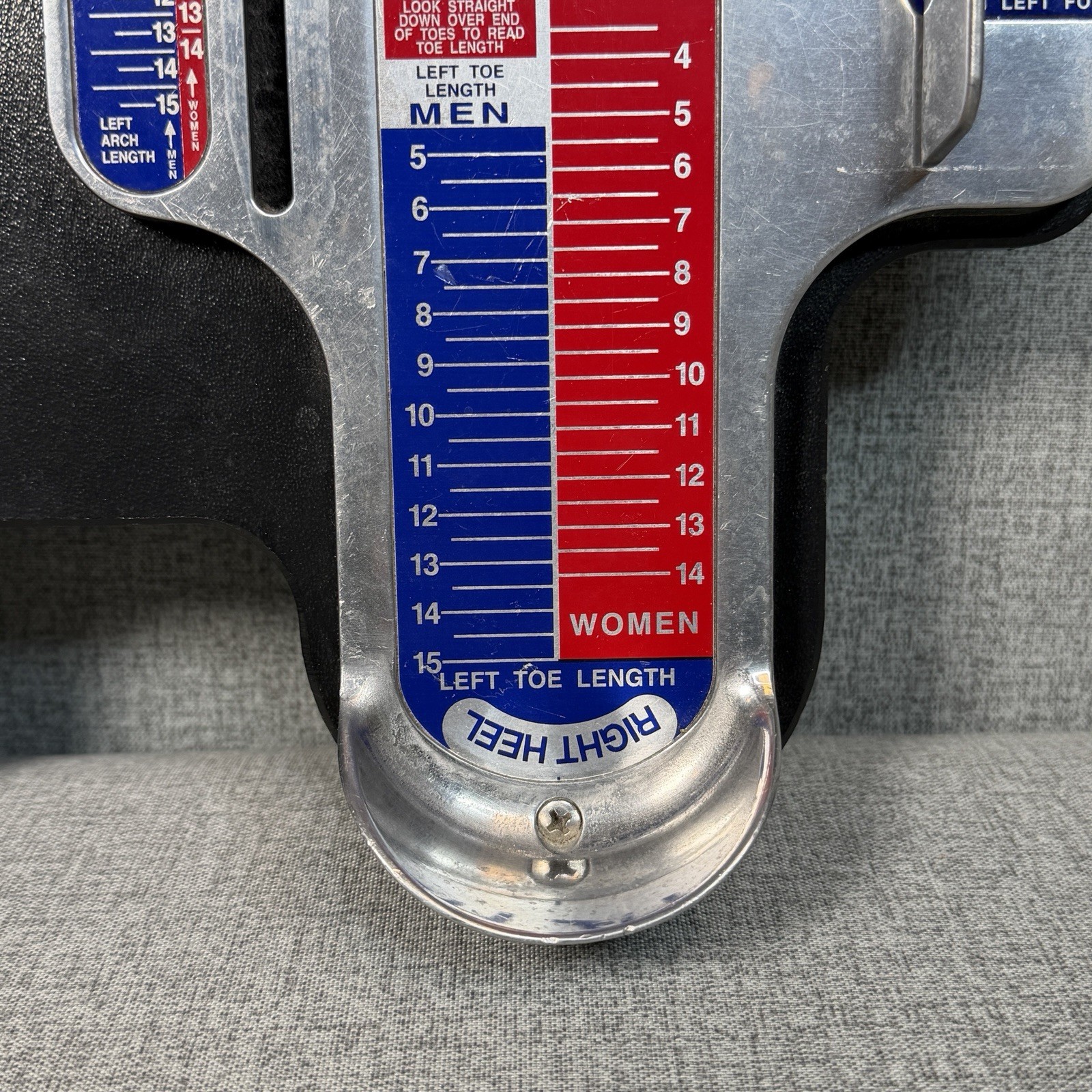Rare 90s The Athletes Foot Brannock Device Double Board Store Display Shoe Sizer