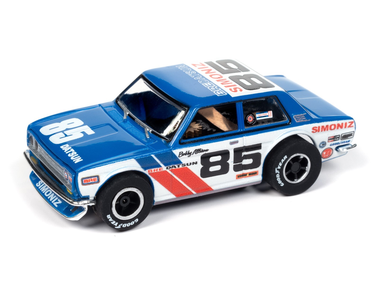Auto World 1972 BRE Datsun 510 #85 HO Scale Slot Car SC404