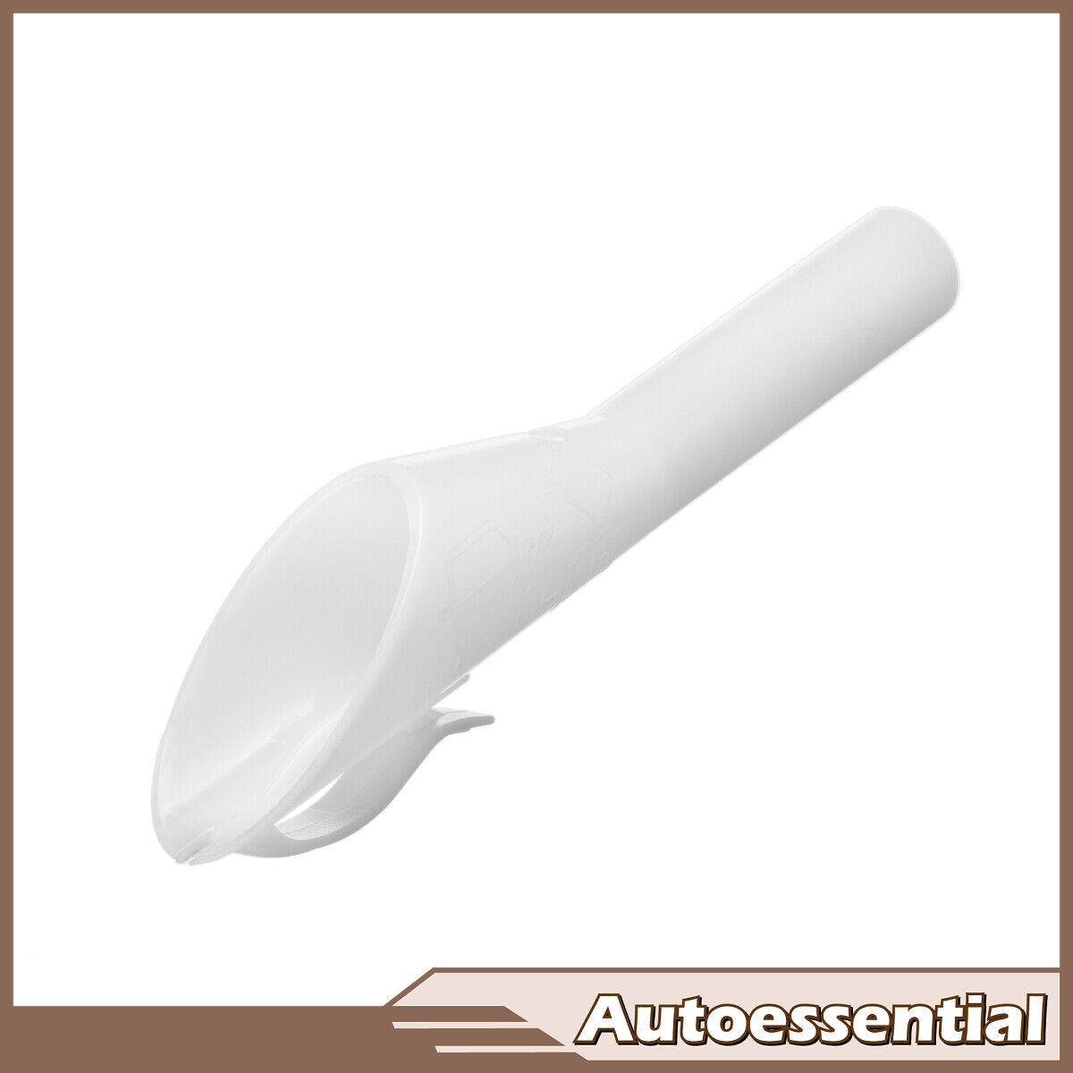 White Capless Fuel Funnel Gas Filler Spout For 09-20 Ford Lincoln 8U5Z-17B068-B