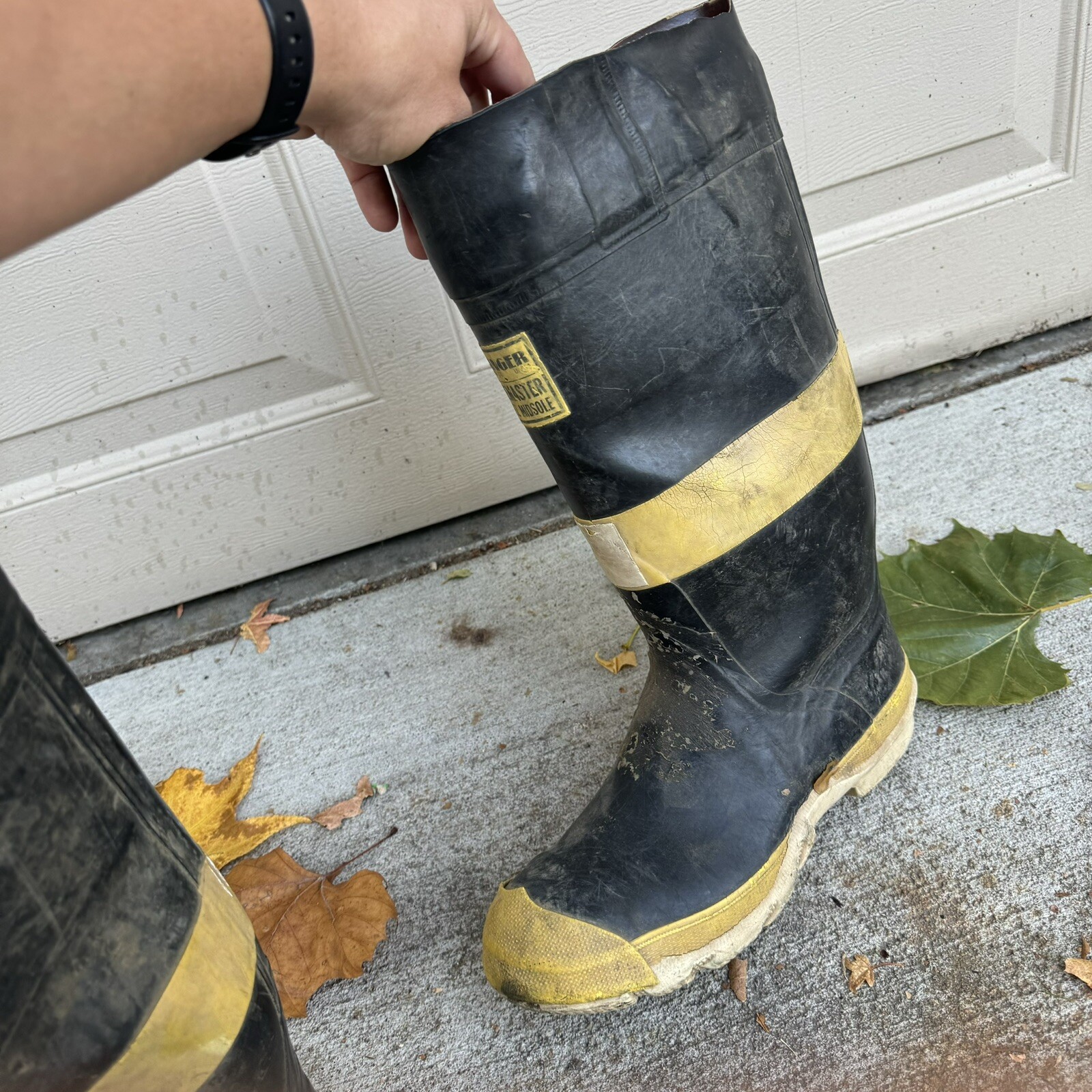 Vintage Ranger Rubber Co Firemaster Steel Midsole Insulated Boots Size 10.5? USA