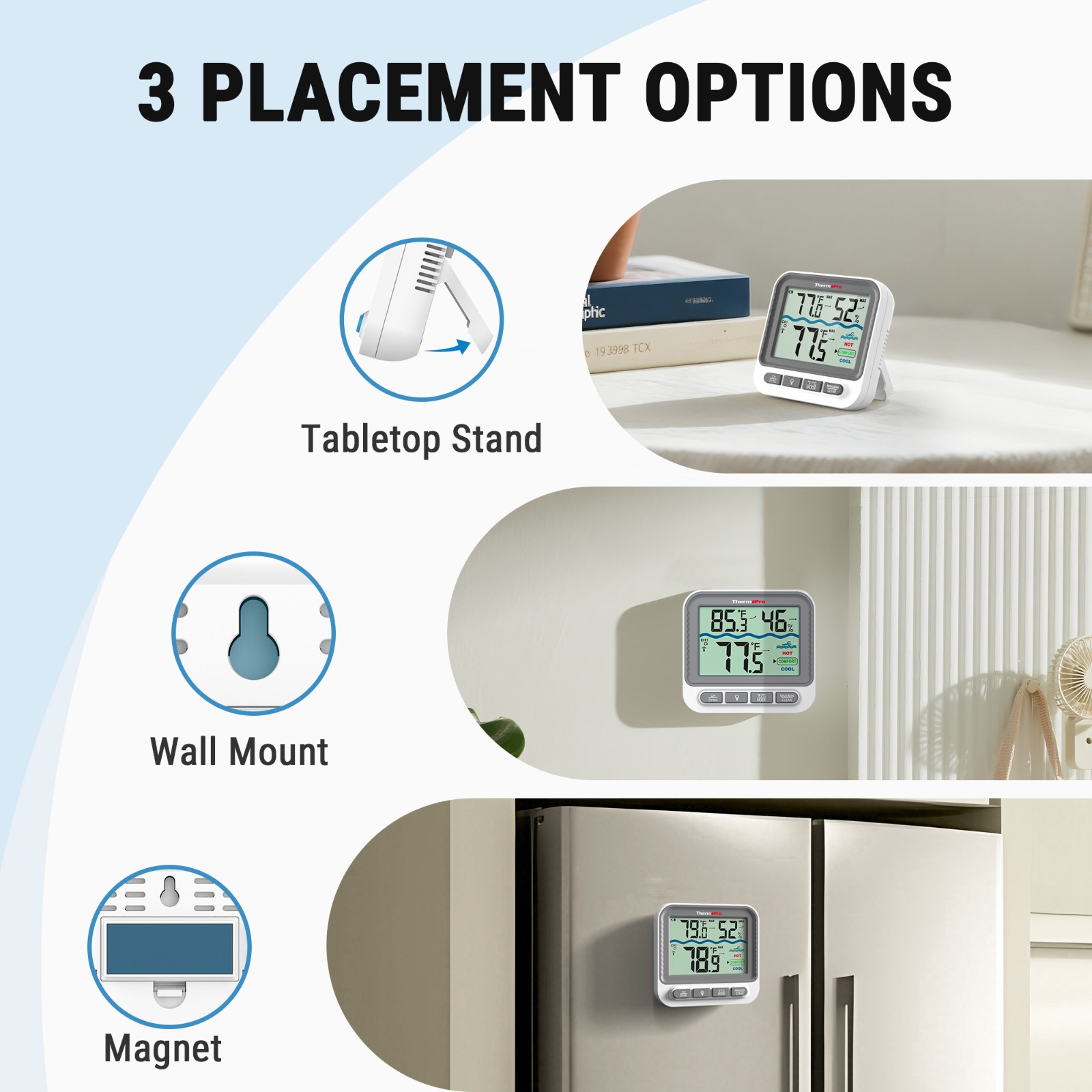 TempPro Waterproof Wireless Pool Thermometer Easy Read Digital Pool FloatingPond