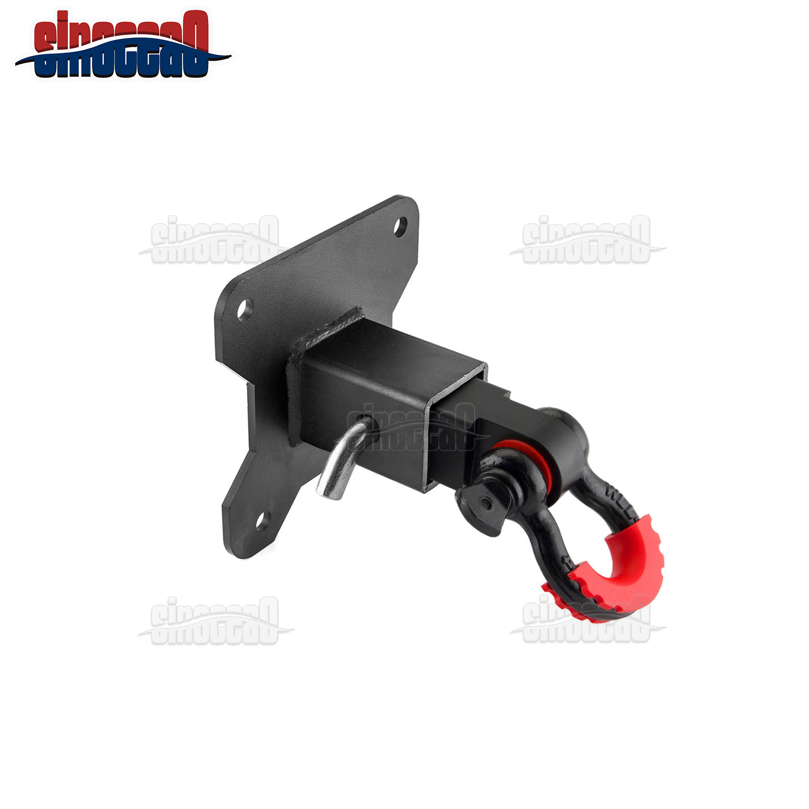 For 2014-2024 4WD Polaris RZR XP 1000 2" Hitch Receiver + Rear Hitch Mount