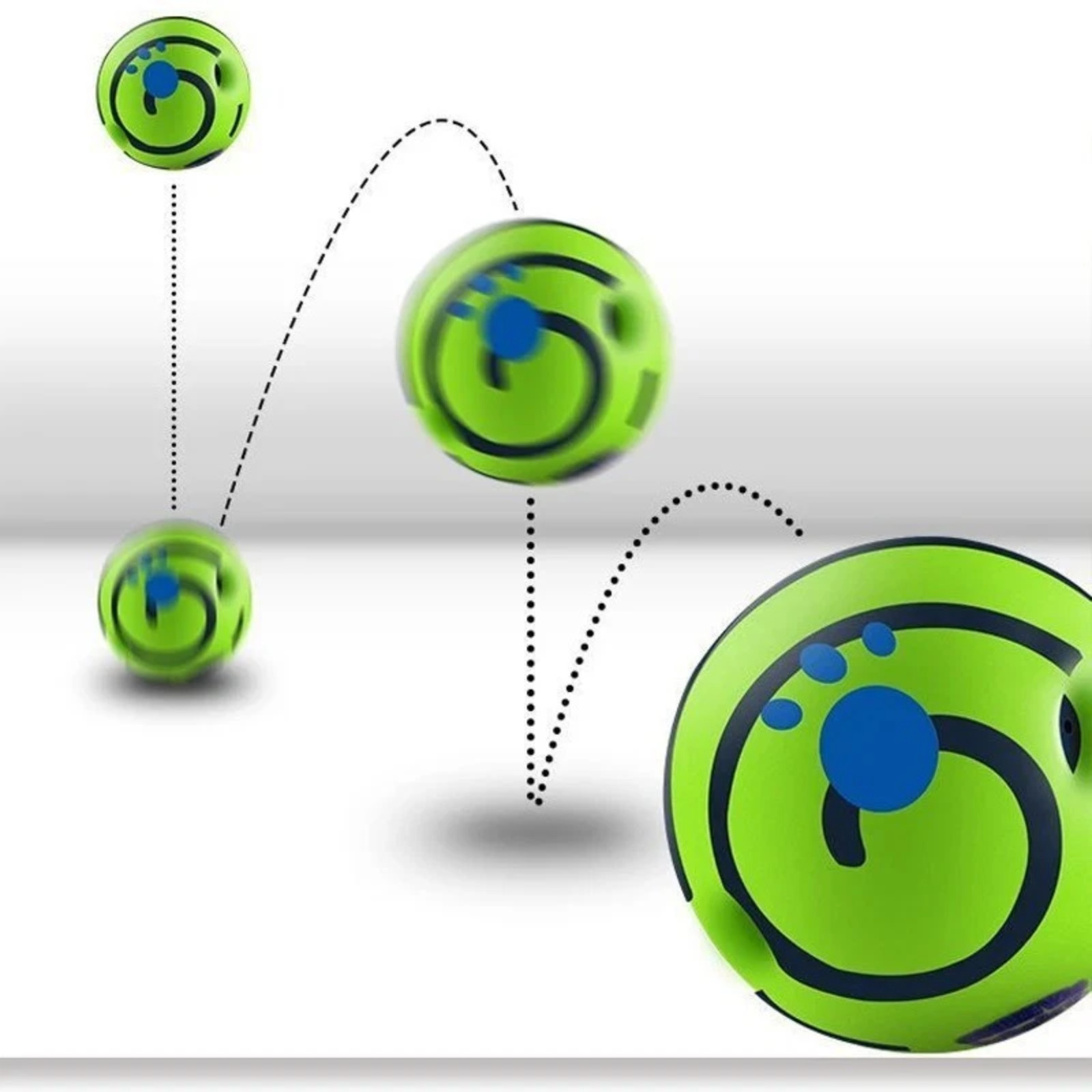 Wobble Wag Giggle Ball Interactive Dog Toy Fun Giggle Sounds As Seen On TV