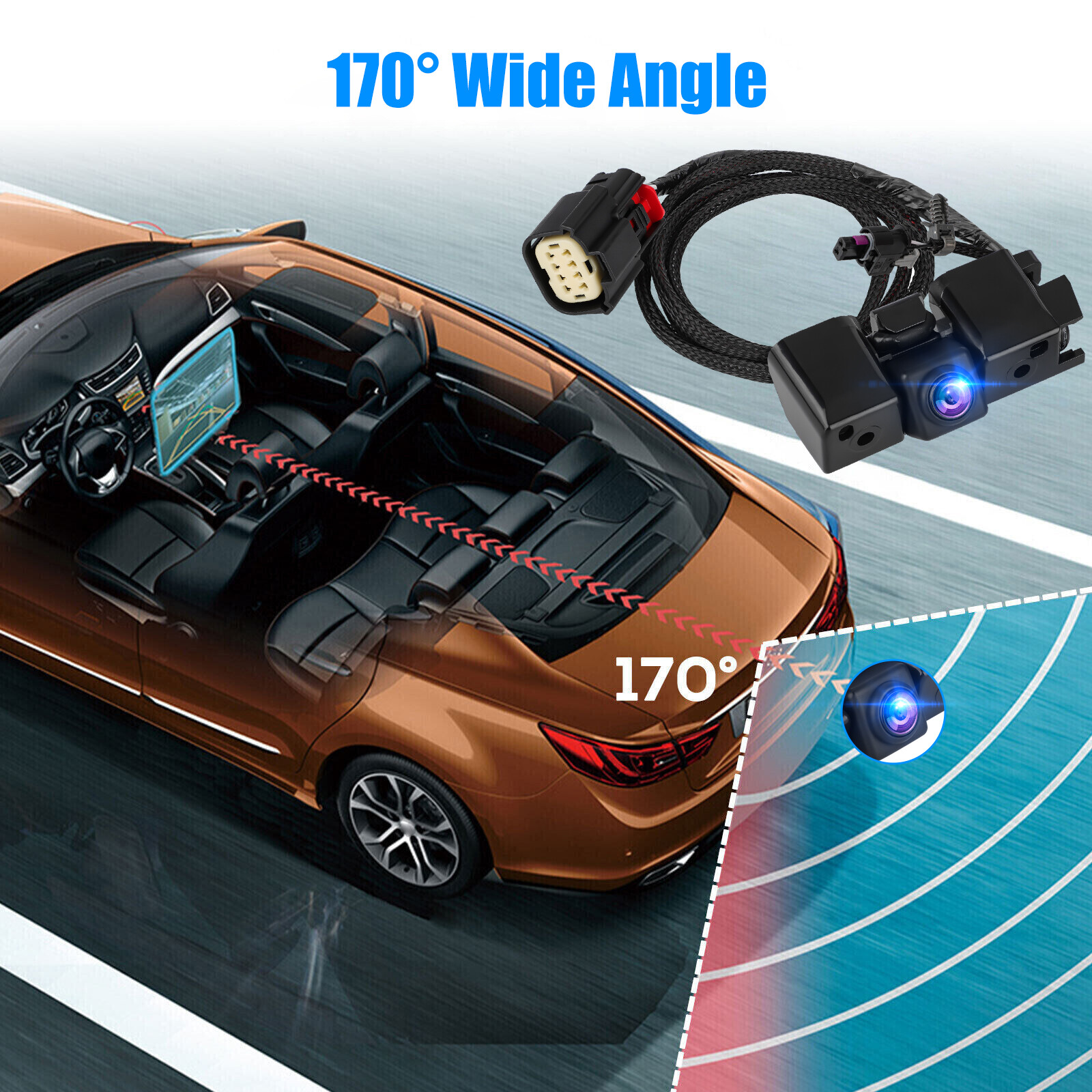 Rear View Backup Camera Night Vision For Chevy Silverado/GMC Sierra 2016-2019
