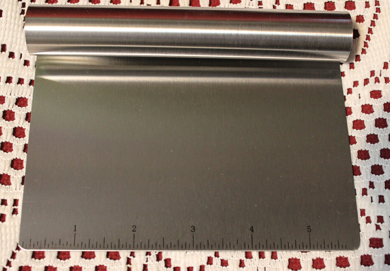 Stainless-Steel Bench Scraper/Chopper/With Ruler Must Have In Your Kitchen!!!