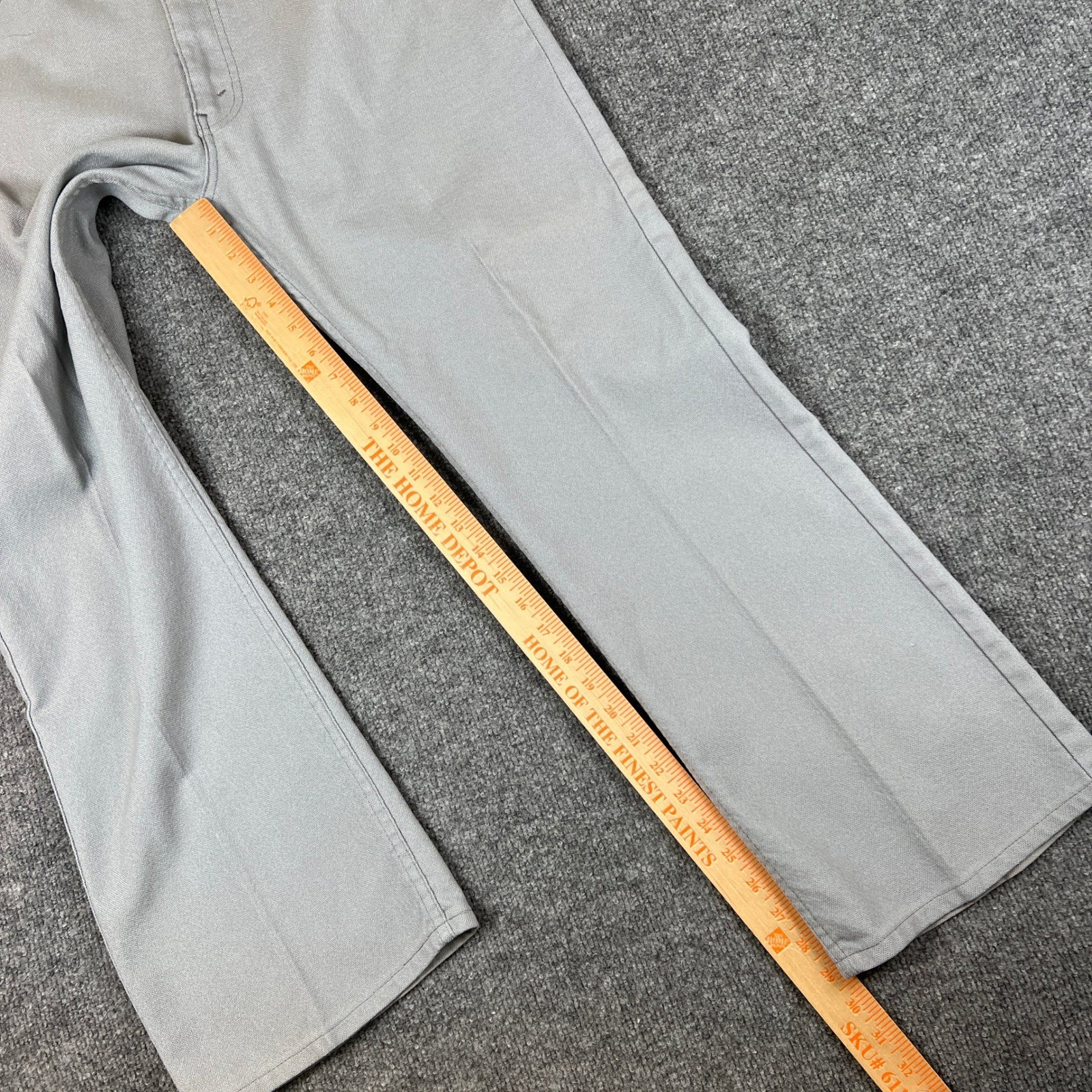 VTG 70s Levis 517 Pants Mens 36x30 Gray Sta Prest Bootcut Western Talon Zipper