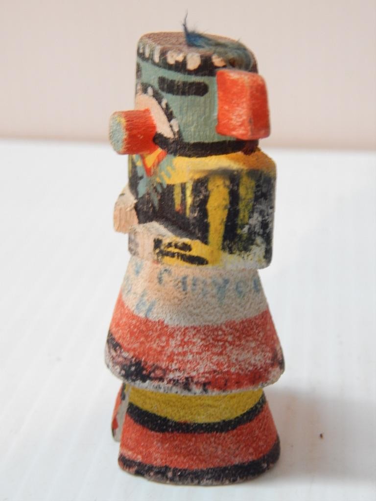 EARLY VINTAGE HOPI PUEBLO INDIAN HIGHWAY ROUTE 66 KACHINA GRAND CANYON INSCRPTN