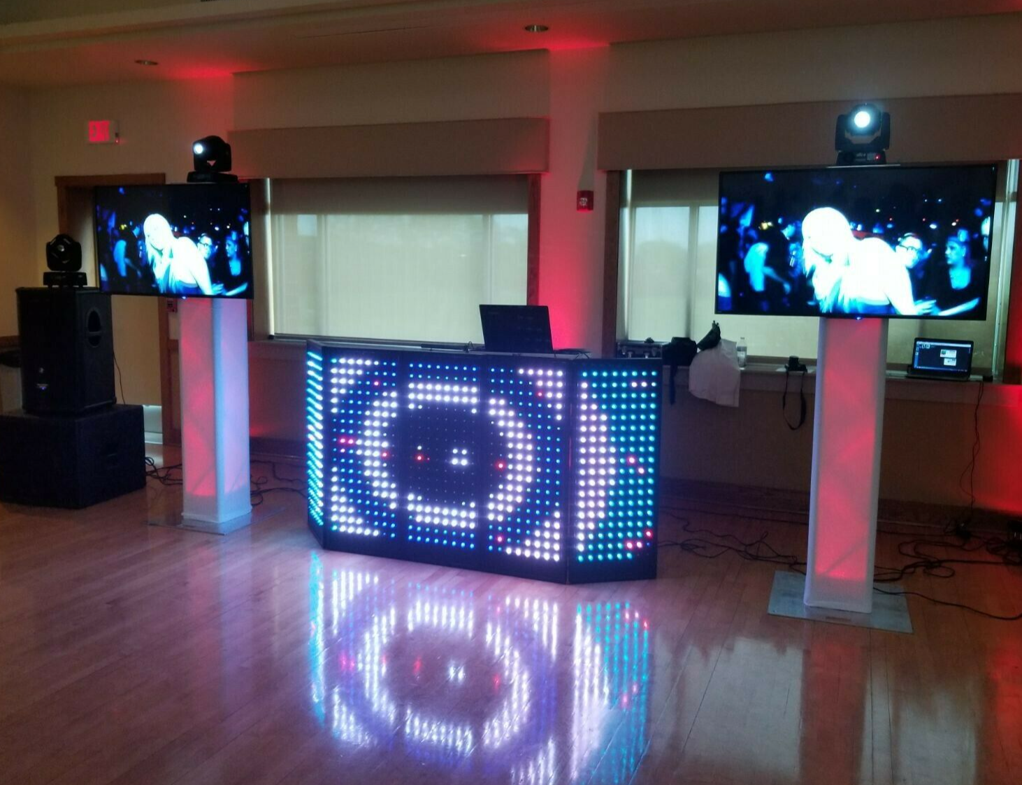 LED Pixel DJ Booth/ Facade Panels, 4 Detachable Interactive Panels